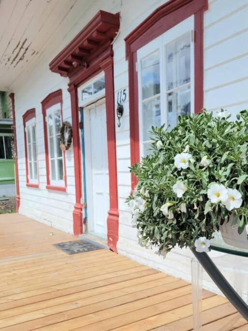 Om Chalet 1 Avec Spa Face Au Fleuve Saint-Jean Eksteriør bilde