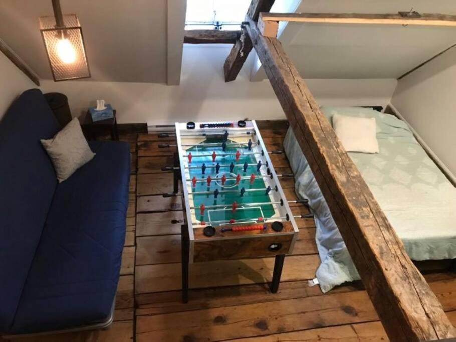 Om Chalet 1 Avec Spa Face Au Fleuve Saint-Jean Eksteriør bilde